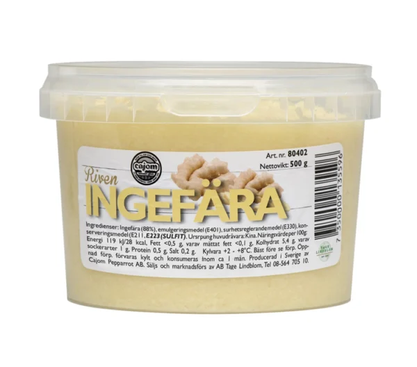 Ingefära Riven 500gr Cajom | WIBO